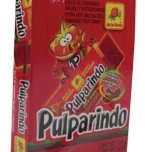 De La Rosa Pulparindo Extra Picante Tamarindo Display 14 Pzas